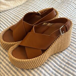 Dolce Vita Skyla Tan Wedge Sandals